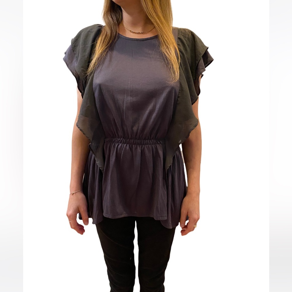 💟Purple Ruffle Top 💟